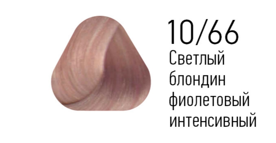 10/66 краска для волос, светлый блондин фиолетовый интенсивный / ESSEX Princess 60 мл — изображение 2