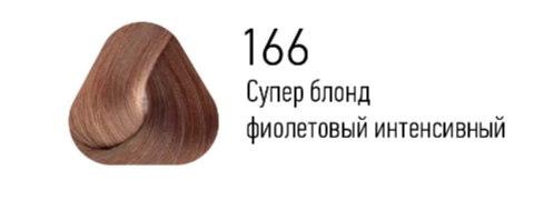 S-OS 166 краска для волос, супер блонд фиолетовый интенсивный / ESSEX Princess 60 мл — изображение 2