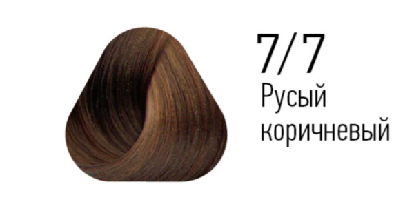 7/7 краска для волос, русый коричневый / ESSEX Princess 60 мл — изображение 2