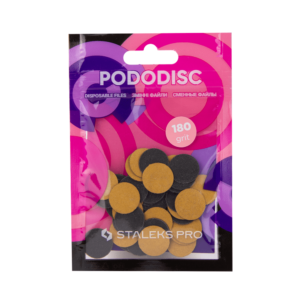Сменные файлы для педикюрного диска PODODISC STALEKS PRO S 15mm 180 grit 50шт