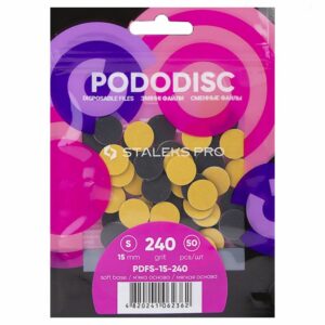 Сменные файлы для педикюрного диска PODODISC STALEKS PRO S 15mm 240 grit 50шт