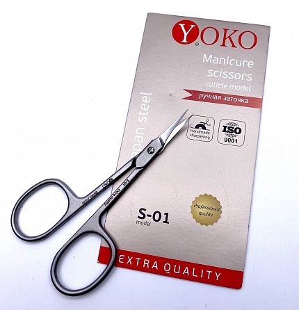 YOKO SN S-01 Ножницы для кутикулы изогнутые 9см
