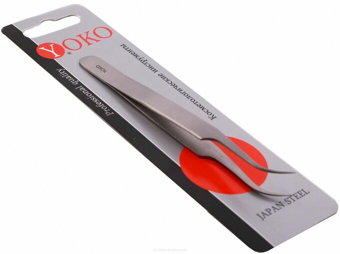 YOKO SP 004 Пинцет загнутый ИГЛА матовый 120 мм