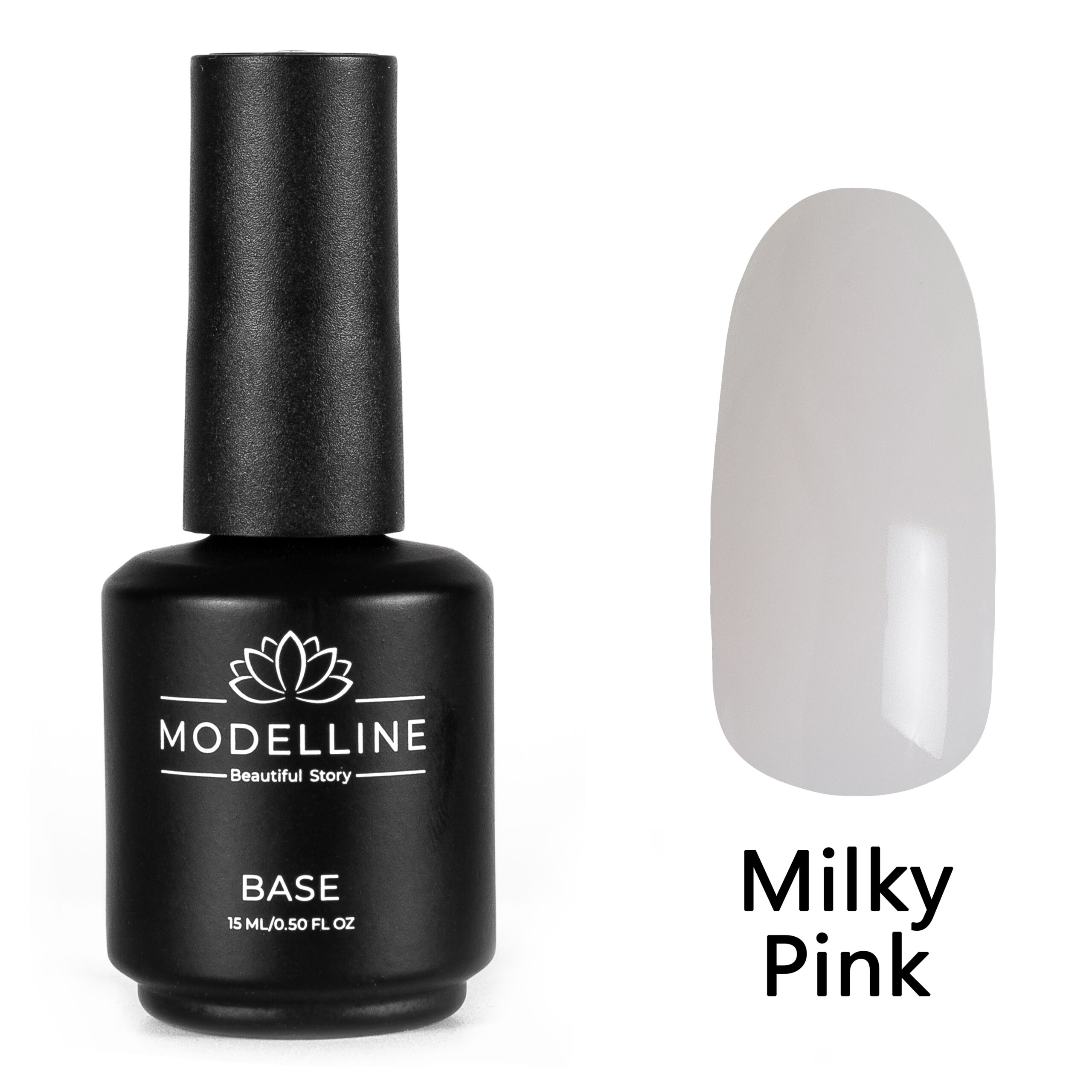 Камуфлирующая база MODELLINE MILKY PINK 15 мл.