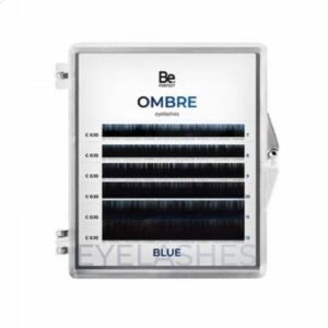 Цветные ресницы Be Perfect Ombre Blue С/0.10/7-12, 6 линий