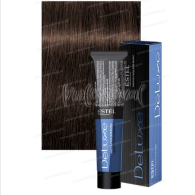 Estel DeLuxe 4/7 Шатен коричневый, 60 мл