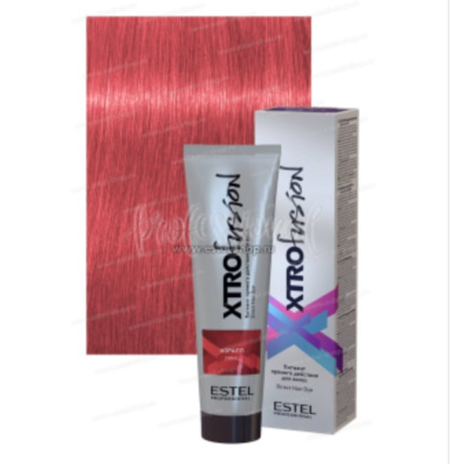 Estel XTRO FUSION Пигмент прямого действия для волос Коралл 100 мл.