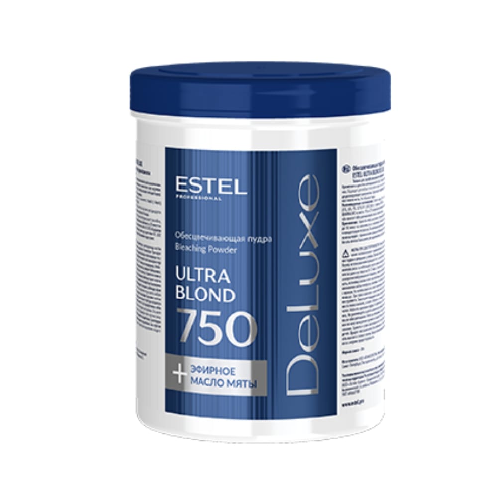 Обесцвечивающая пудра для волос DE LUXE ULTRA BLOND, 750 г.